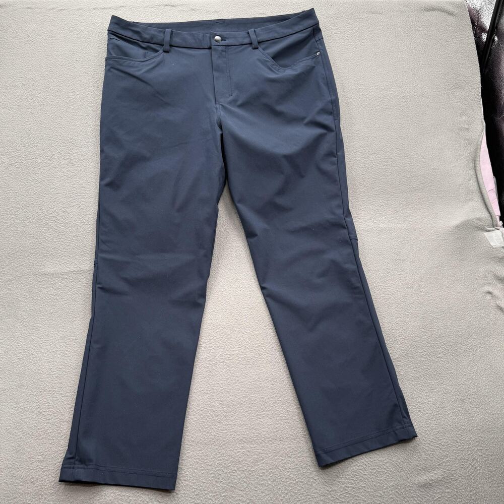 Lululemon Pants Mens 36 (Fits 37/29) Blue Chino Straight Leg Stretch 5 Pocket